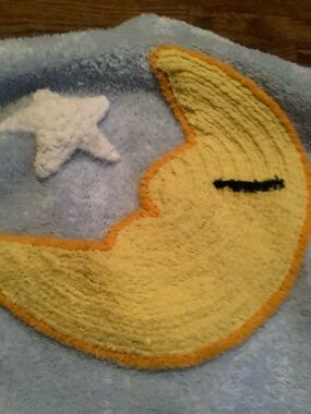 Vintage Canyon Group Chenille Moon & Stars Bathrobe